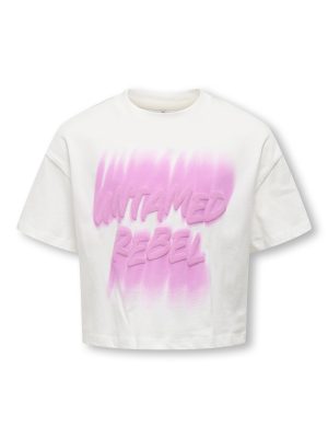 KidsOnly DAPHNE LIFE S/S SHORT PRINTED TEE JRS