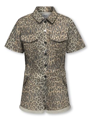 KidsOnly NAOMI-CASTEL WASH AOP PLAYSUIT CS PNT