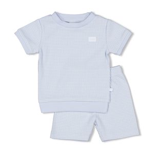 Feetje Shortama wafel Summer special Blue