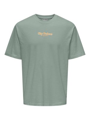 Only & Sons JLUIS PALM RLX SS TEE JRS