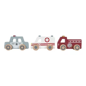 Little Dutch Hulpverleningsauto's set a 3 stuk