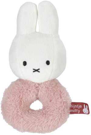 Nijntje rammelaar fluffy pink
