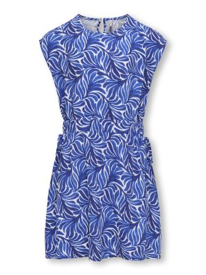 KidsOnly ZALINA LIFE CAPSLEEVE AOP DRESS PTM
