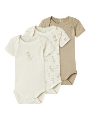 Name it Baby BODY 3P SS JET STREAM GIRAFFE NOOS