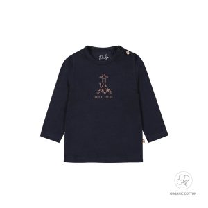 Dirkje shirt Giraf blauw