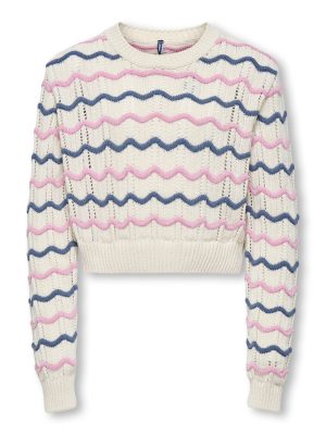Kids Only STIA LIFE LS O-NECK STRIPE KNT