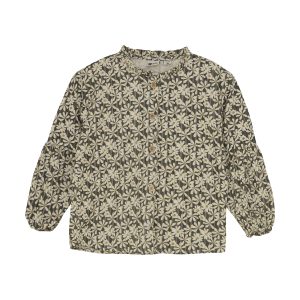 Daily7 Shirt Longsleeve Shiny Flower
