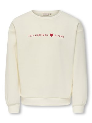 KidsOnly MARISA L/S O-NECK LOOSE PRINTED SWT