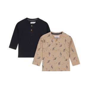 Dirkje T-shirt 2 pack dropped shoulder Boy