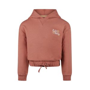 Koko Noko Sweater Dropped Shoulder with Hood Girl