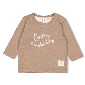 Feetje longsleeve Sleepy Sheepy bruin