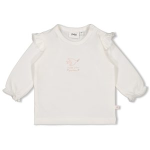 Feetje longsleeve Morning Sun wit