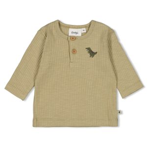 Feetje Longsleeve Rib Dino Rawrsome