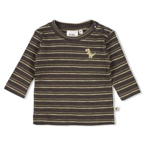 Feetje Longsleeve Rib Met Streep Rawrsome