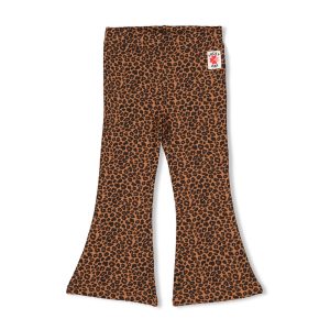 Jubel Flared broek panter - Queen of Hearts