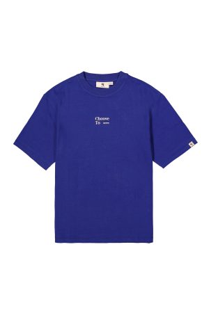 Garcia T-shirt Chose To Create Blauw