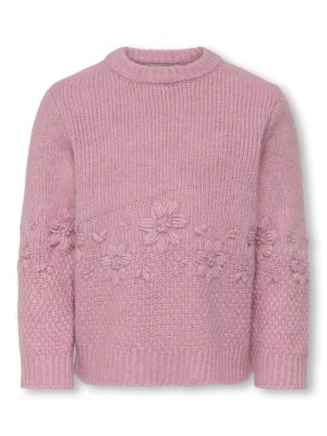 Kidsonly mini TANYA LIFE LS FLOWER EMB KNT