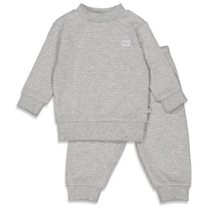 Feetje wafelpyjama Grijs