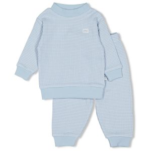 Feetje wafelpyjama babyblue