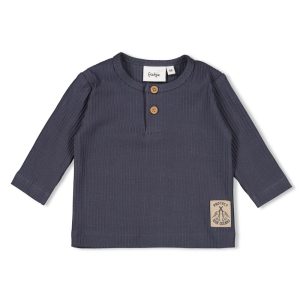 Feetje Longsleeve rib - Narwal