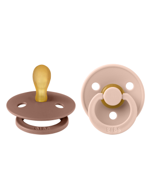 BIBS colour 2 pack SYMMETRIC Blush/Woodchuck S2