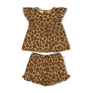 Feetje Top + short mousseline AOP - Summer Woven