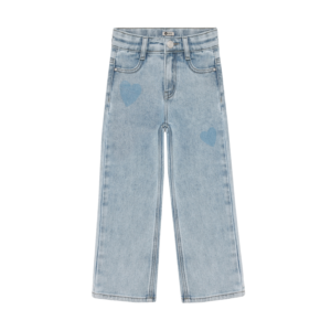 Daily7 Denim Wide Fit Hearts Girl