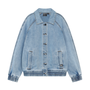 Indian Blue Jeans Girl Denim Trenchcoat