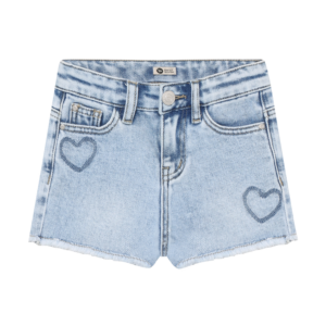 Daily7 Girl Denim Short Heart
