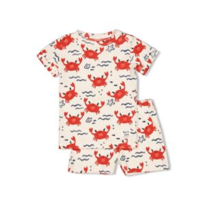 Feetje Shortama Pyjama Cooper Crab