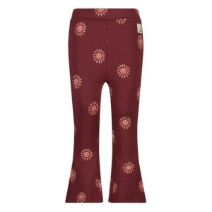 Jubel Flared Broek AOP - Salsa Sunset