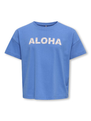 KidsOnly ABELONE S/S OVZ WORD TOP BOX JRS