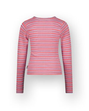 Vingino longsleeve Stripe top Coral Paradise