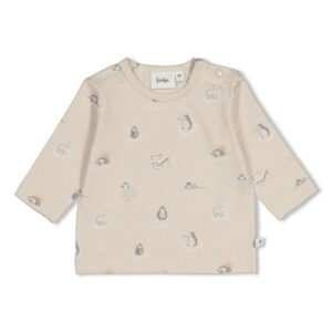 Feetje Longsleeve AOP - Penguin Cuddles