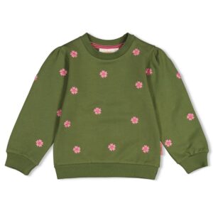 Jubel Sweater met borduursels - Moon Flowers