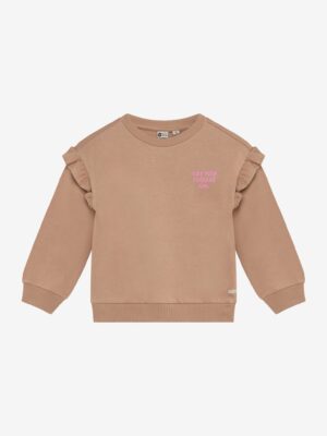 Daily7 Girl Sweater Backprint Ruffle