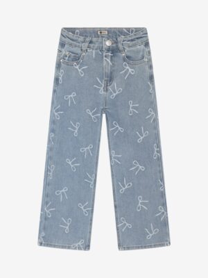 Daily7 Girl Denim Wide Fit Bow Strik