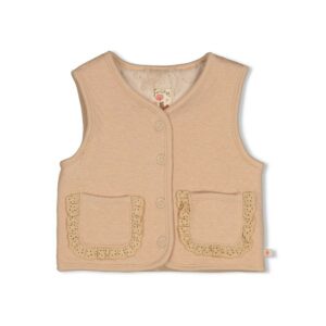 Feetje Omkeerbaar fake fur gilet - Forest Garden