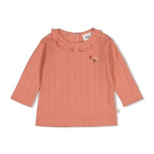 Feetje Longsleeve pointelle rib - Forest Garden