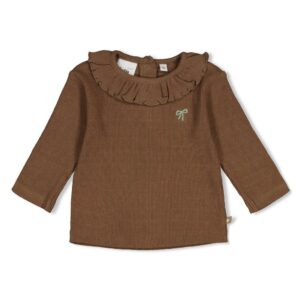 Feetje Longsleeve pointelle rib - Lucky Bloombird
