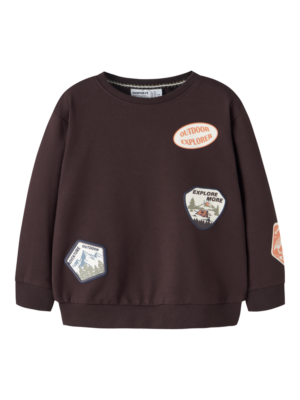 Name it mini OLE LS NREG SWEAT BRU